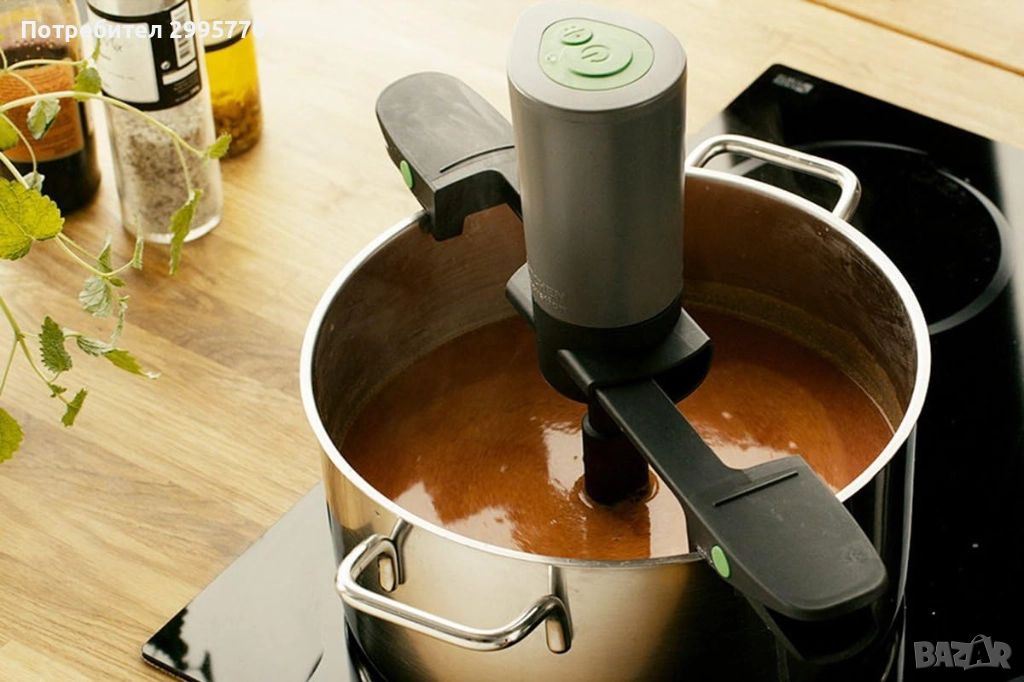 Безжична бъркалка за тенджери от 14 см до 24 см, снимка 1