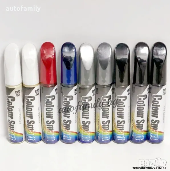 Коректор за автомобилна боя Mercedes-Benz 9 цвята 12ml, снимка 1