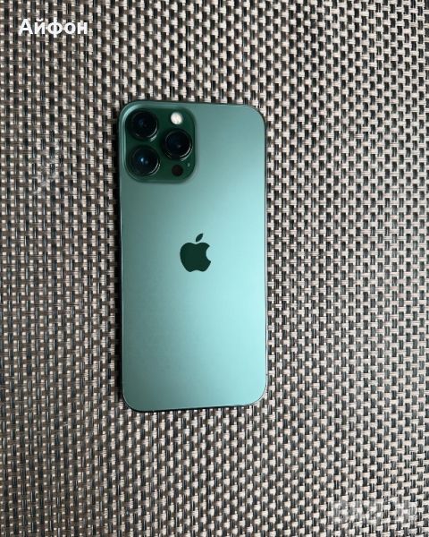 КАТО НОВ!!! /*ЛИЗИНГ*/  iPhone 13 Pro Max 128Gb Alpine Green, снимка 1