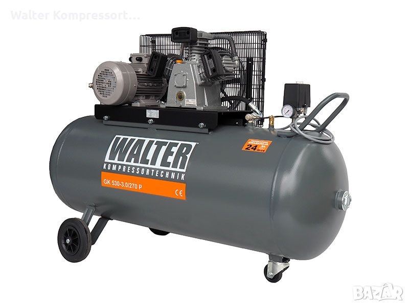 Въздушен компресор WALTER GK 530-3,0/270 P, снимка 1