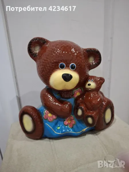 Керамично мече-касичка , снимка 1