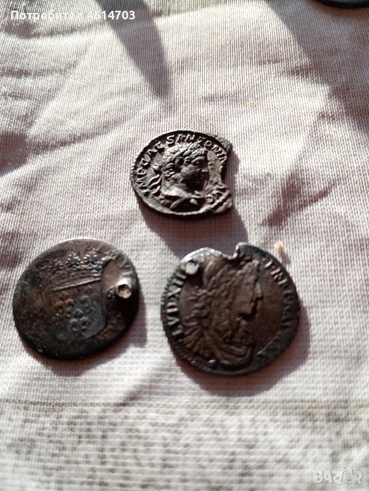 две римски 3,4,век и една турска , снимка 1
