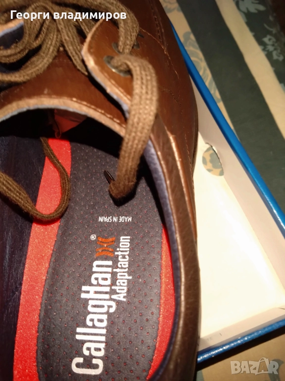 Callaghan оригинални испански обувки естествена кожа , снимка 1