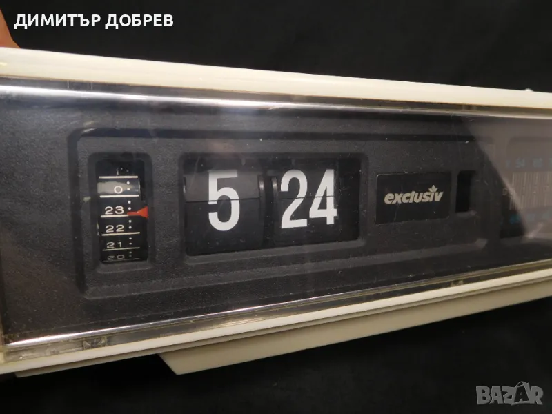 СТАР РЕТРО ТРАНЗИСТОР РАДИО FLIP CLOCK ЧАСОВНИК EXCLUSIV, снимка 1