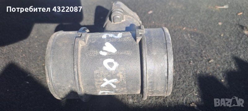 Дебитомер Bosch 0 280 218 031 Opel 1.0 Z10XE, снимка 1