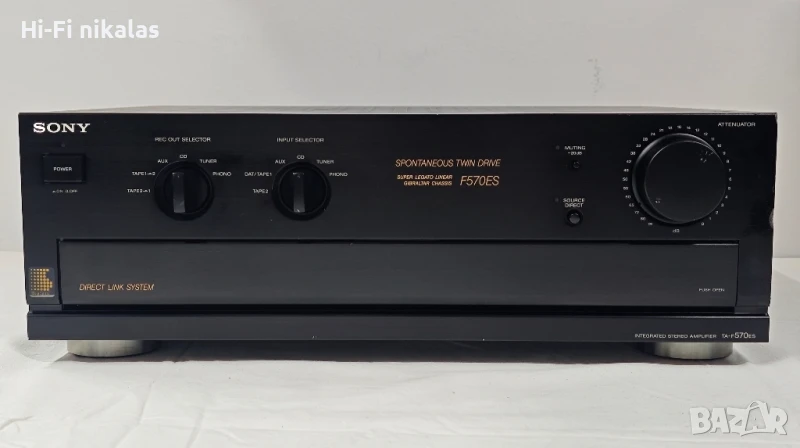 стерео усилвател ретро Hi-Fi SONY TA-F570ES, снимка 1