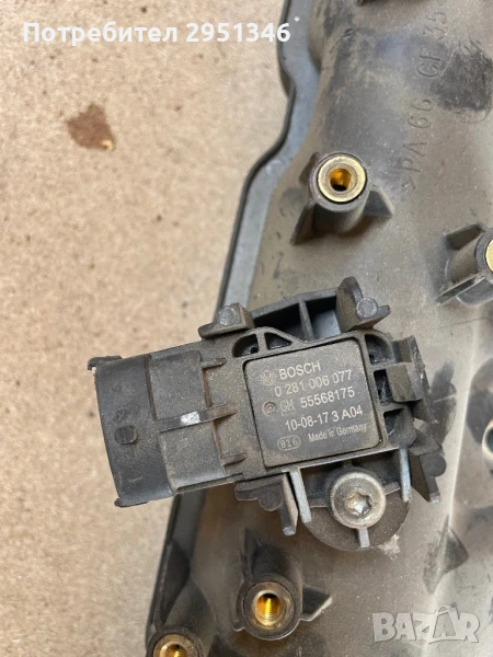 + MAP сензор 0281006077  / 55568175, снимка 1