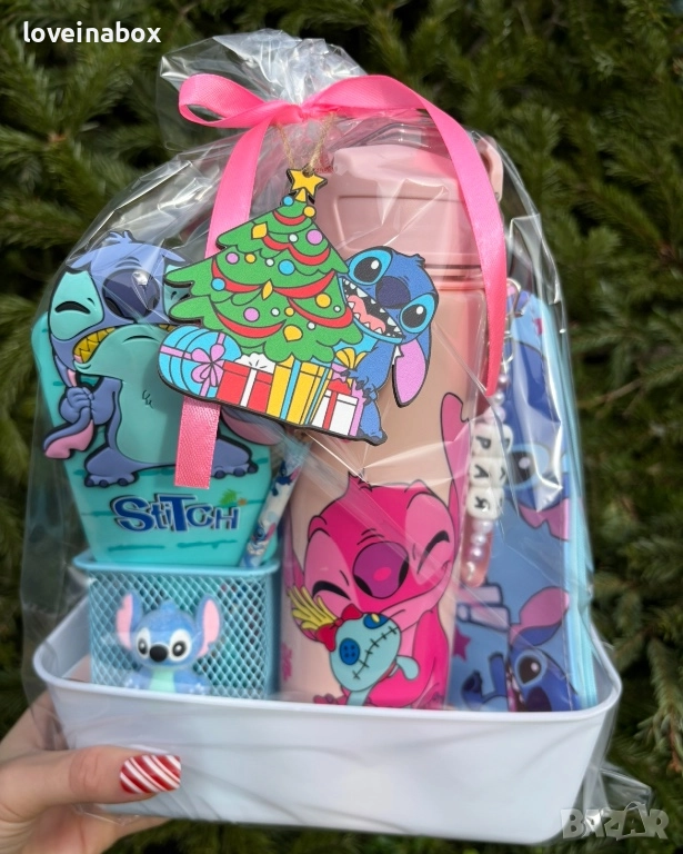 Коледен комплект Стич, снимка 1