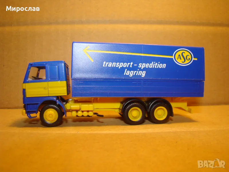 HERPA H0 1/87 SCANIA ВЛЕКАЧ КАМИОН МОДЕЛ ИГРАЧКА, снимка 1