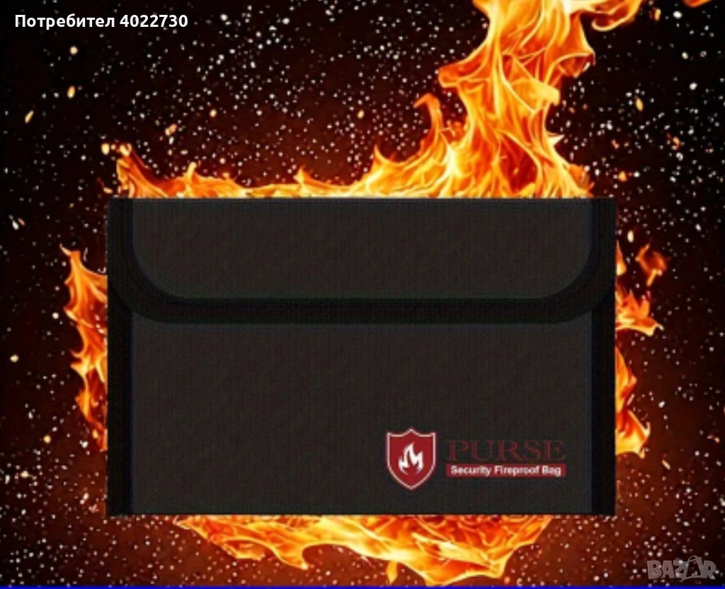 Компактен Огнеупорен Портфейл, снимка 1
