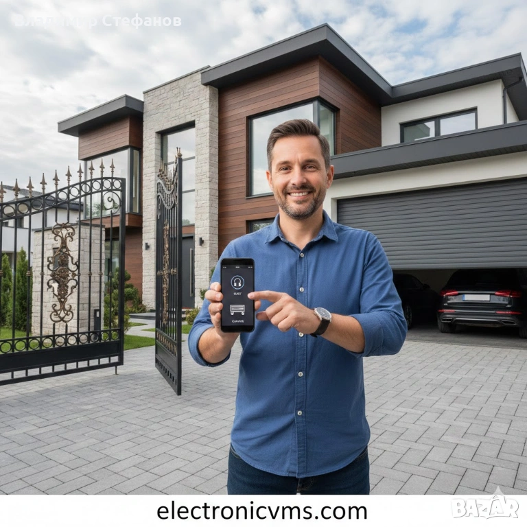 Модул за управление на входни врати с два канала , снимка 1