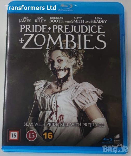 Blu-ray-Pride And Prejudice+Zombies, снимка 1