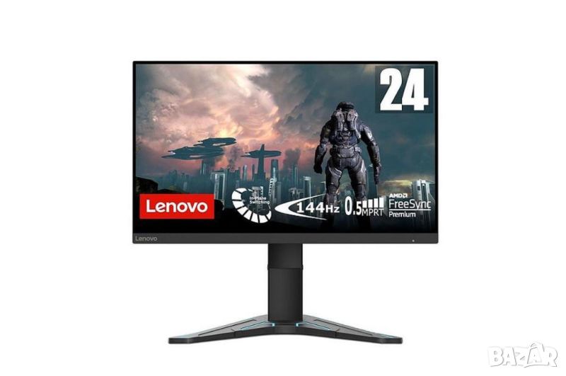 Gaming Монитор Lenovo G24-27 23.8" (1920x1080)/144Hz | Нов, снимка 1