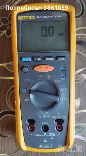 Fluke 1507 тестер за изолационно съпротивление , снимка 1