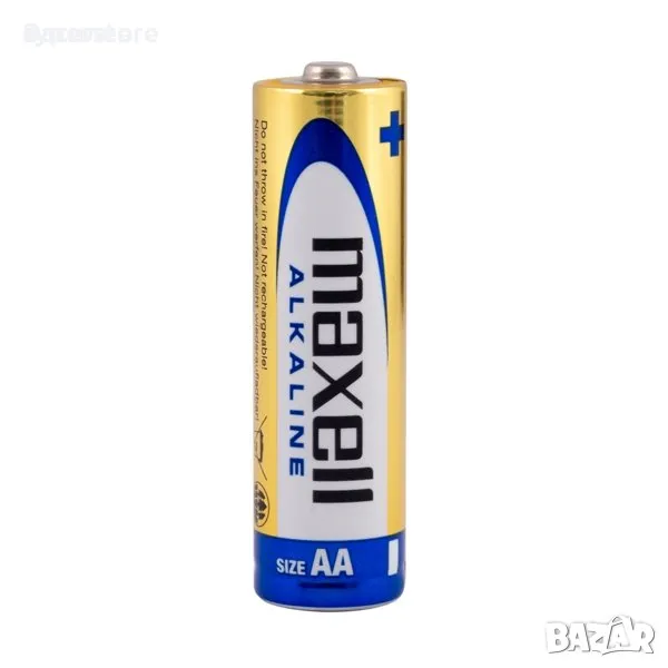 Батерия Maxell AA Alkaline, 1.5V, SS300916- 10 броя - 8.00 лв., снимка 1