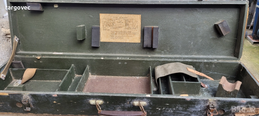Стара военна СССР кутия от прибор, снимка 1