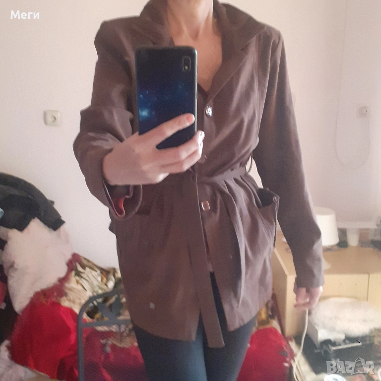 дамско яке от много приятна материа.Подходящо за есен, зима, пролет, снимка 1