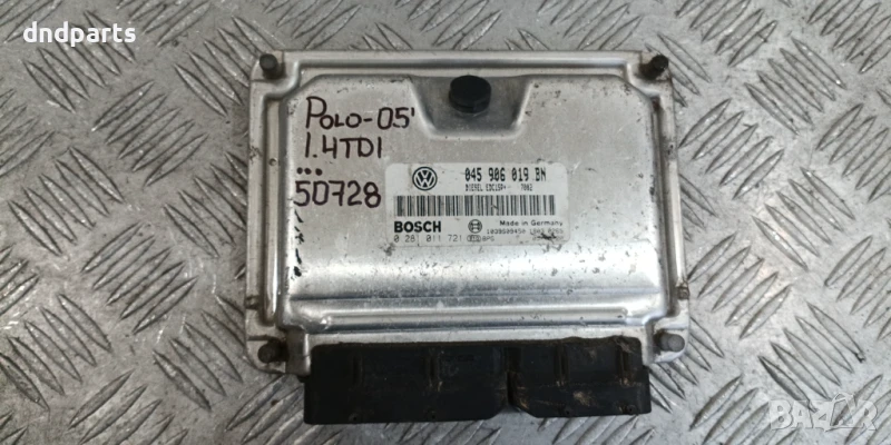 Компютър VW Polo 1.4TDI 2005г. 045906019BN 0281011721 , снимка 1