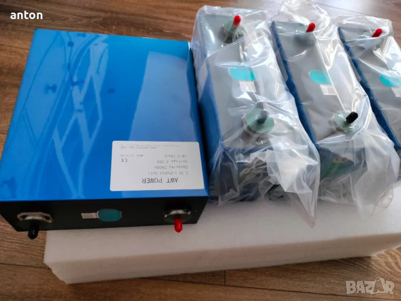 Батерия LiFePO4 330Ah EVE литиеви клетки LF280K соларни акумулатори 300ah solar cell battery lithium, снимка 1