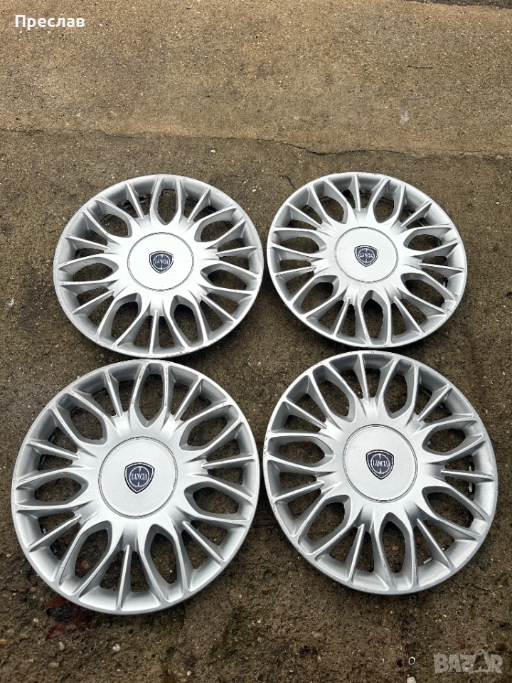 4 броя оригинални тасове за Lancia 15, снимка 1