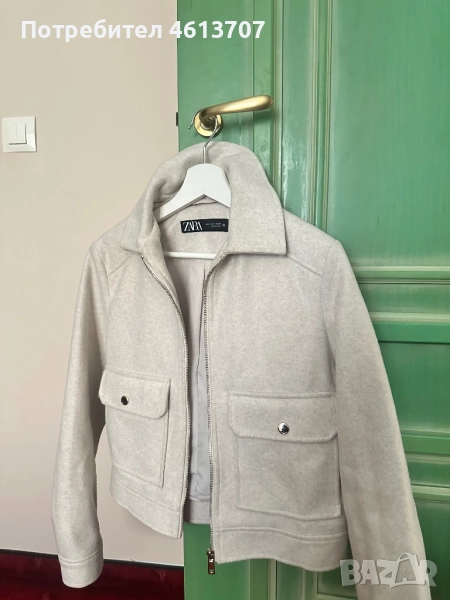 Zara екрю яке, снимка 1