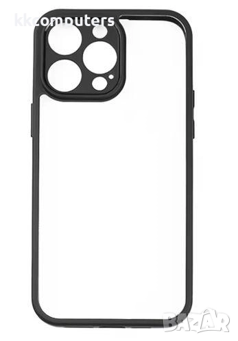 Калъф Go Boy Акрилен Силикон Прозрачен / Черна рамка / за iPhone 17 Pro Max 6.9 Баркод : 3132811, снимка 1