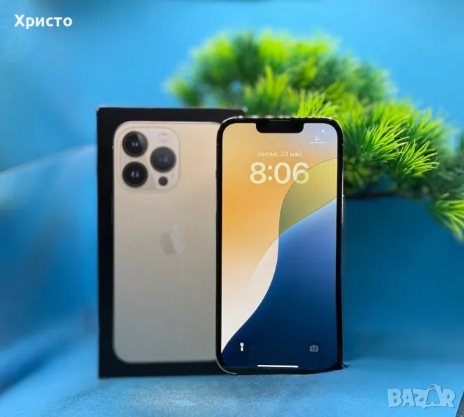 Apple iPhone 13 Pro, 256GB, 5G, Gold , снимка 1