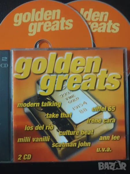 Golden Greats - Modern Talking , Thake That, Milli Vanilli, Scatman - комплект от два диска музика, снимка 1