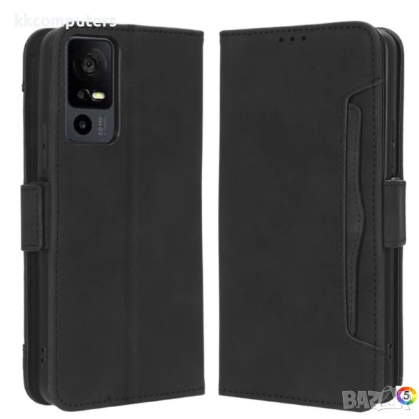 TCL 40 NxtPaper 5G Magnetic Wallet Калъф и Протектор, снимка 1