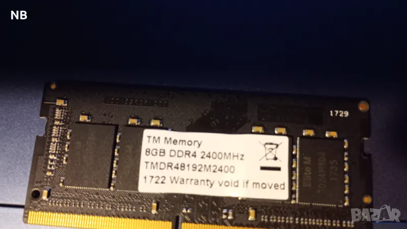 8gb ram 2400mhz ddr4, снимка 1