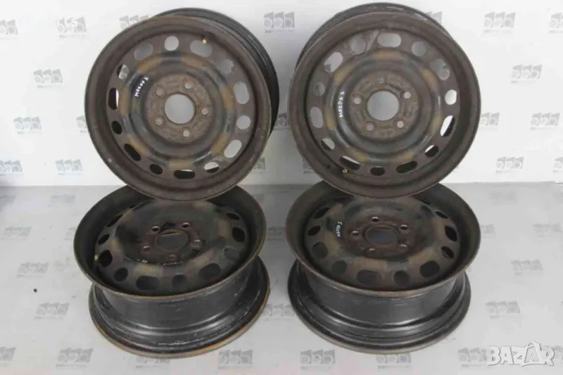 Стоманени джанти 4 броя за Mazda 3 (2003-2009) 15 цола 5x114.3 6J, снимка 1