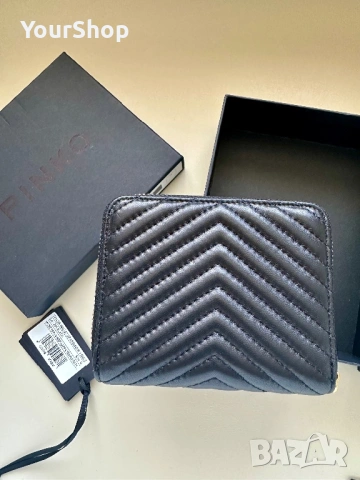 Чисто ново Портмоне Pinko бяло, черно, снимка 5 - Портфейли, портмонета - 54061357