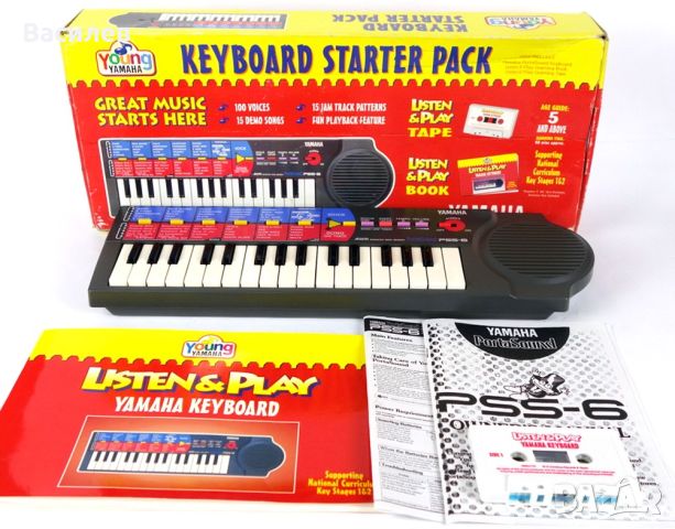 Синтезатор, клавир, кейбоард Yamaha PSS-6 за начинаещи!, снимка 1 - Синтезатори - 45812057
