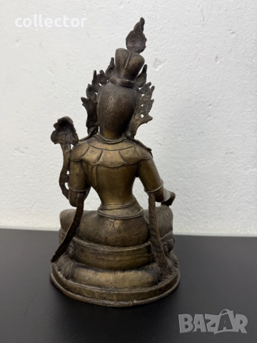 Голяма бронзова статуя / скулптура на Тара. №7505, снимка 7 - Антикварни и старинни предмети - 52084098