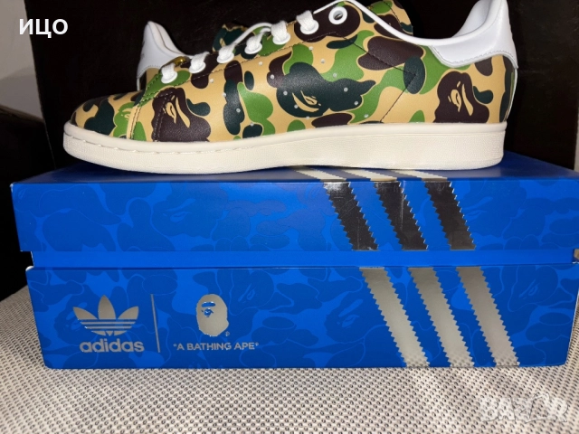 Нови обувки на ADIDAS STAN SMITH BAPE ABC CAMO