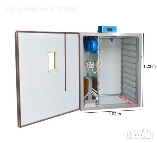 Професионален инкубатор Мs-1000 има гаранция , снимка 6 - За птици - 54095424