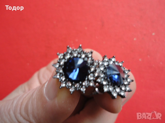 Страхотни обеци с камъни 4 , снимка 4 - Обеци - 54088842