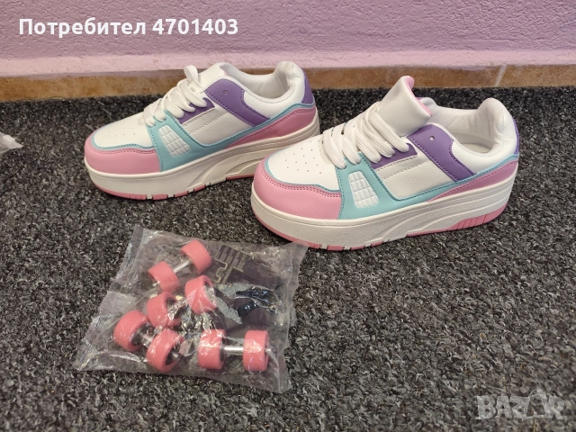 Маратонки с колелца, снимка 3 - Ролери, кънки - 53744620