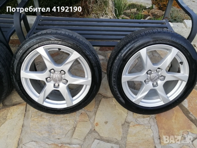 Здравейте! Продавам лети джанти за Ауди А4, снимка 8 - Гуми и джанти - 53747636