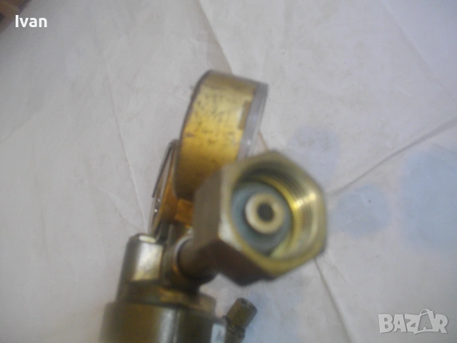 Качествен оригинален немски РЕДУЦИР ВЕНТИЛ ЗА КИСЛОРОД ЗА ОКСИЖЕН с искрогасител и манометри 315 bar, снимка 17 - Други инструменти - 54010902