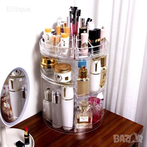 Въртящ се органайзер за козметика GW-288 – 360°, снимка 12 - Други стоки за дома - 53408409