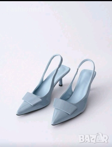 Сини токове, снимка 4 - Дамски елегантни обувки - 52531576
