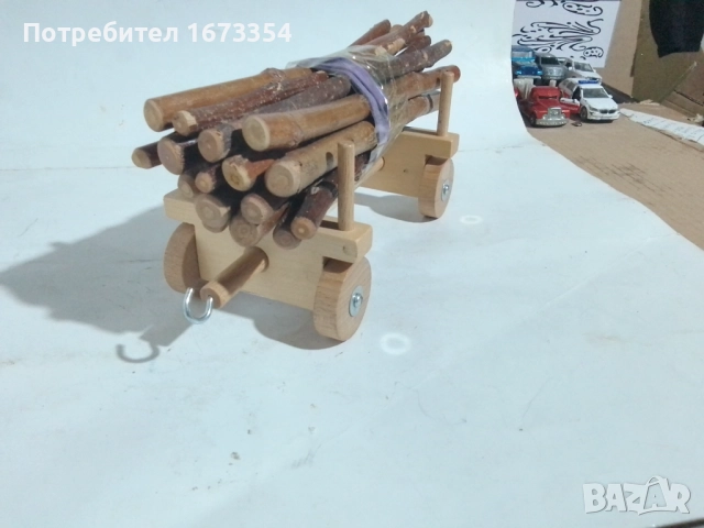 Дървени камиончета+ АРТ декорация, снимка 16 - Други ценни предмети - 49690893