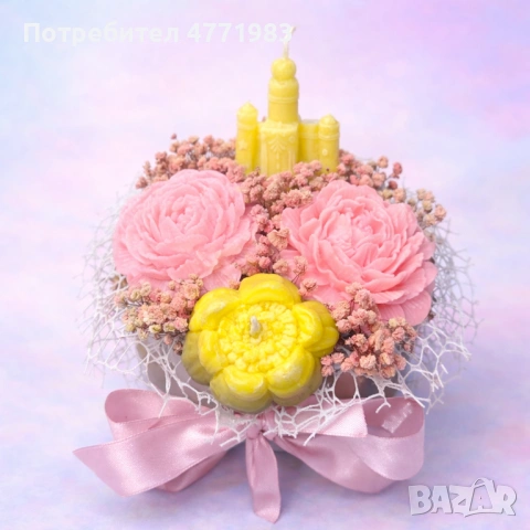 "Вълшебна библиотека" - Ароматен соев букет