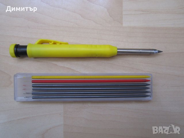 Автоматичен дърводелски молив + 6бр. графити - нови, снимка 2 - Други инструменти - 45826868