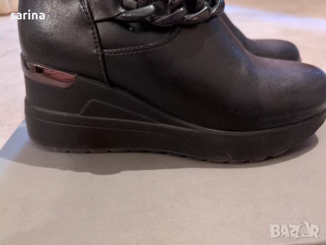 Боти на платформа, снимка 2 - Дамски боти - 50568074