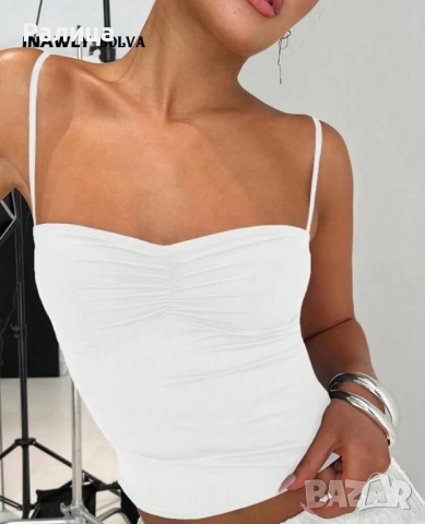 Нов летен бял топ