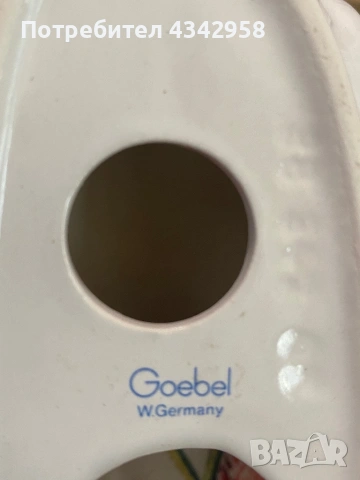 Винтажна порцеланова фигурка гълъб – Goebel, 1979 г., Германия  , снимка 3 - Антикварни и старинни предмети - 54261876