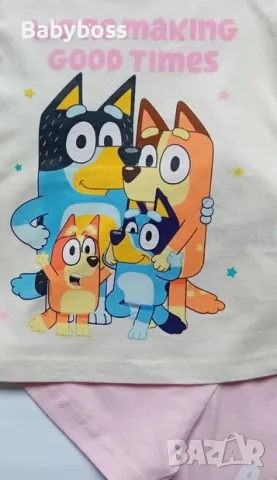 Лятна пижама за момиче Бинго и Блуи Bluey, снимка 2 - Детски пижами - 50064603