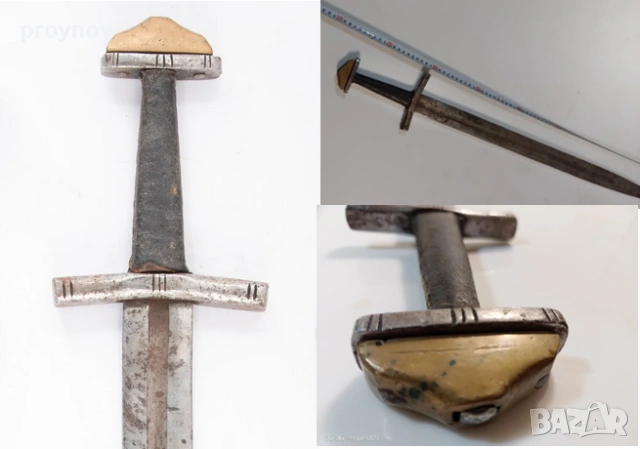 Масивен реплика на средновековен меч, снимка 2 - Антикварни и старинни предмети - 54170009